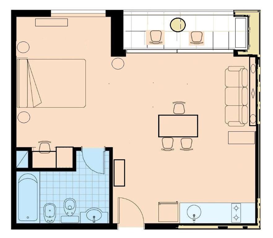 Apart 1013 Con Piscina Gimnasio Laundry Y Seguridad 24 Hs Buenos Aires Bagian luar foto